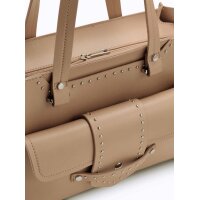 Handtasche m. Nieten, camel