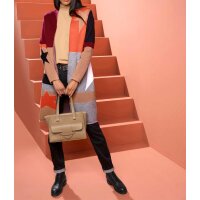Handtasche m. Nieten, camel