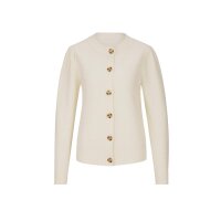 Designer-Strickstruktur-Jacke, champagner