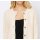 Designer-Strickstruktur-Jacke, champagner