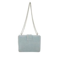 Denim-Jeans-Tasche m. Nieten, jeansblau