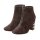 Marken-Stiefelette, braun