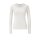 Designer-Feinstrickpullover m. Perlen, ecru