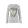 Designer-Druckshirt m. Print, grau