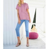 Designer-Kapuzenshirt m.Spitze, altrosa