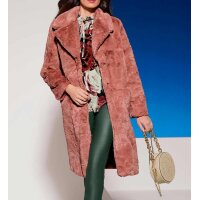 Designer-Teddymantel, rosenholz
