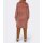 Teddy coat, rosewood