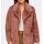Teddy coat, rosewood