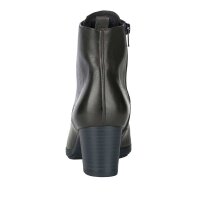Marken-Lederstiefelette, schlamm