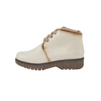 Stiefelette m. Webpelz, sand
