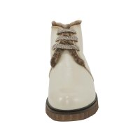 Stiefelette m. Webpelz, sand