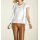 Volant-Bluse, offwhite