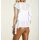 Volant-Bluse, offwhite