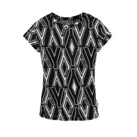 Marken-Kindershirt, schwarz-weiß