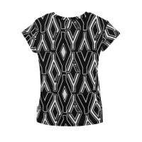 Marken-Kindershirt, schwarz-weiß