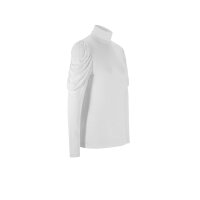 Designer-Rollkragen-Shirt m. Puffärmel, ecru