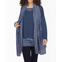 Designer-3-Teiler, rauchblau