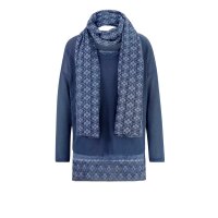 Designer-3-Teiler, rauchblau