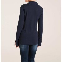 Sweter z krawatem, granatowy