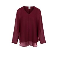 Chiffonbluse, bordeaux