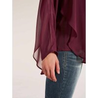 Chiffonbluse, bordeaux