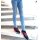 721 Jeansy rurki z wysokim stanem, indygo