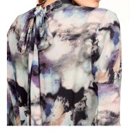 Marken-Bluse m. Schluppe, bunt