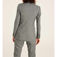 Designer-Blazer m. Pailletten, schwarz-offwhite