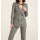 Designer-Blazer m. Pailletten, schwarz-offwhite