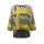 Two-in-one print blouse, yellow-multicolour