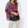 Two-in-one blouse, red-multicolour