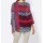 Two-in-one blouse, red-multicolour
