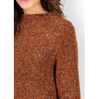 Boucléshirt, rostrot-melange
