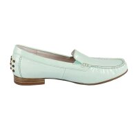 Marken-Damen-Lackleder-Slipper, mint