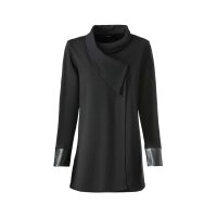 Sweatjacke, schwarz