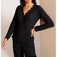 Kuschel-Pullover, schwarz