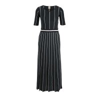 Strickkleid, schwarz-weiß