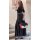 Strickkleid, schwarz-weiß