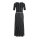 Strickkleid, schwarz-weiß