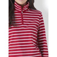 Troyer wiht zipper, red striped