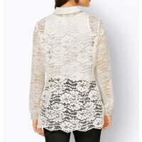 Lace blouse, ecru