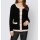 Wool cardigan, black-ecru