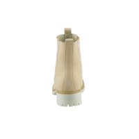Rind-Nubukleder-Chelsea-Boots, sand