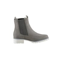 Cowhide nubuk leather chelsea boots, grey