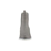 Cowhide nubuk leather chelsea boots, grey