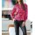 Designer-Lederimitat-Hose, schwarz