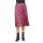 Designer-Plisseerock, schwarz-magenta-orange