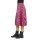 Designer-Plisseerock, schwarz-magenta-orange