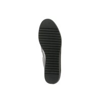 Rind-Nappa-und-Veloursleder-Slipper m.Strass, grau