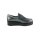 Rind-Nappa-und-Veloursleder-Slipper m.Strass, grau
